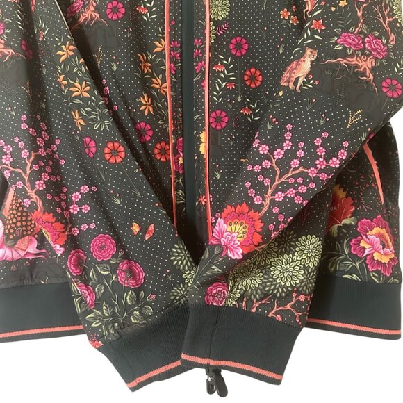 Puma x Liberty London Green Floral Animal Print Track Athletic Jacket Size Large - Picture 8 of 12